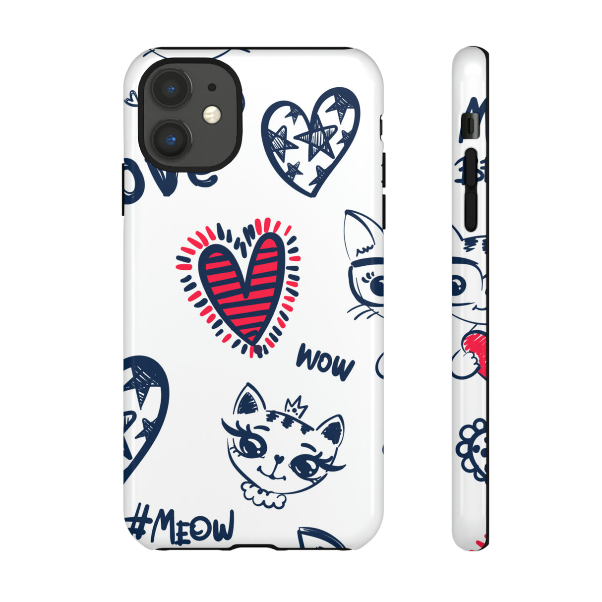 Cute Cat Wallpaper - Protective Phone Case