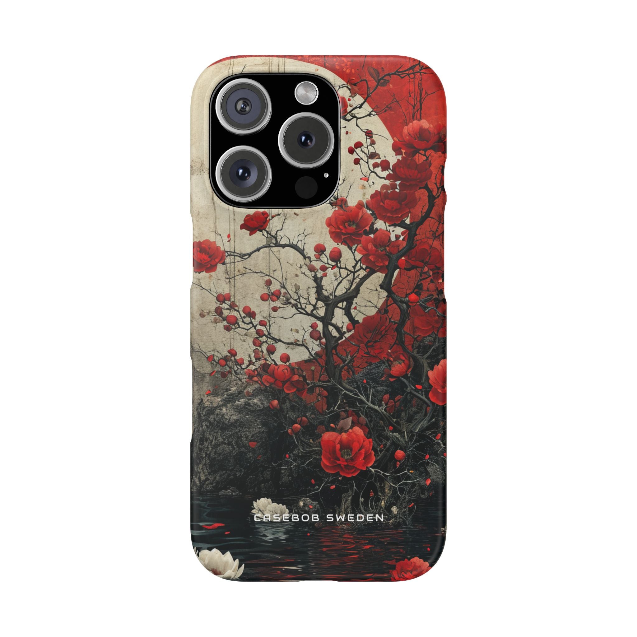 Zen Blossoms in Moonlight iPhone 16 - Slim Phone Case