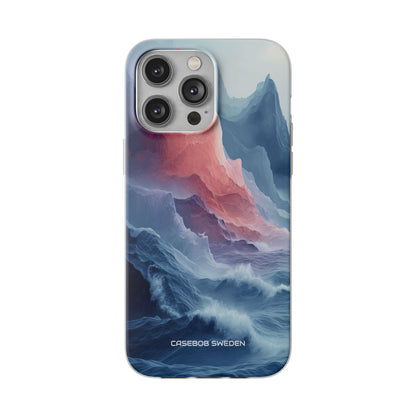 Mountain Wave Serenity - Flexi iPhone 14 Phone Case