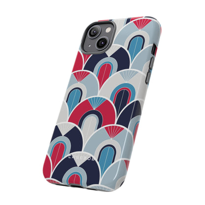 Blue Retro - Protective Phone Case