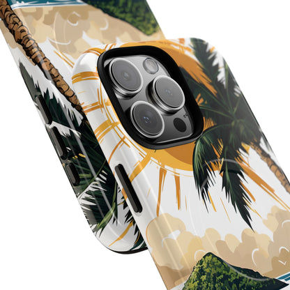 Sunny Palm Breeze iPhone 16 Pro Max Case - Tough+