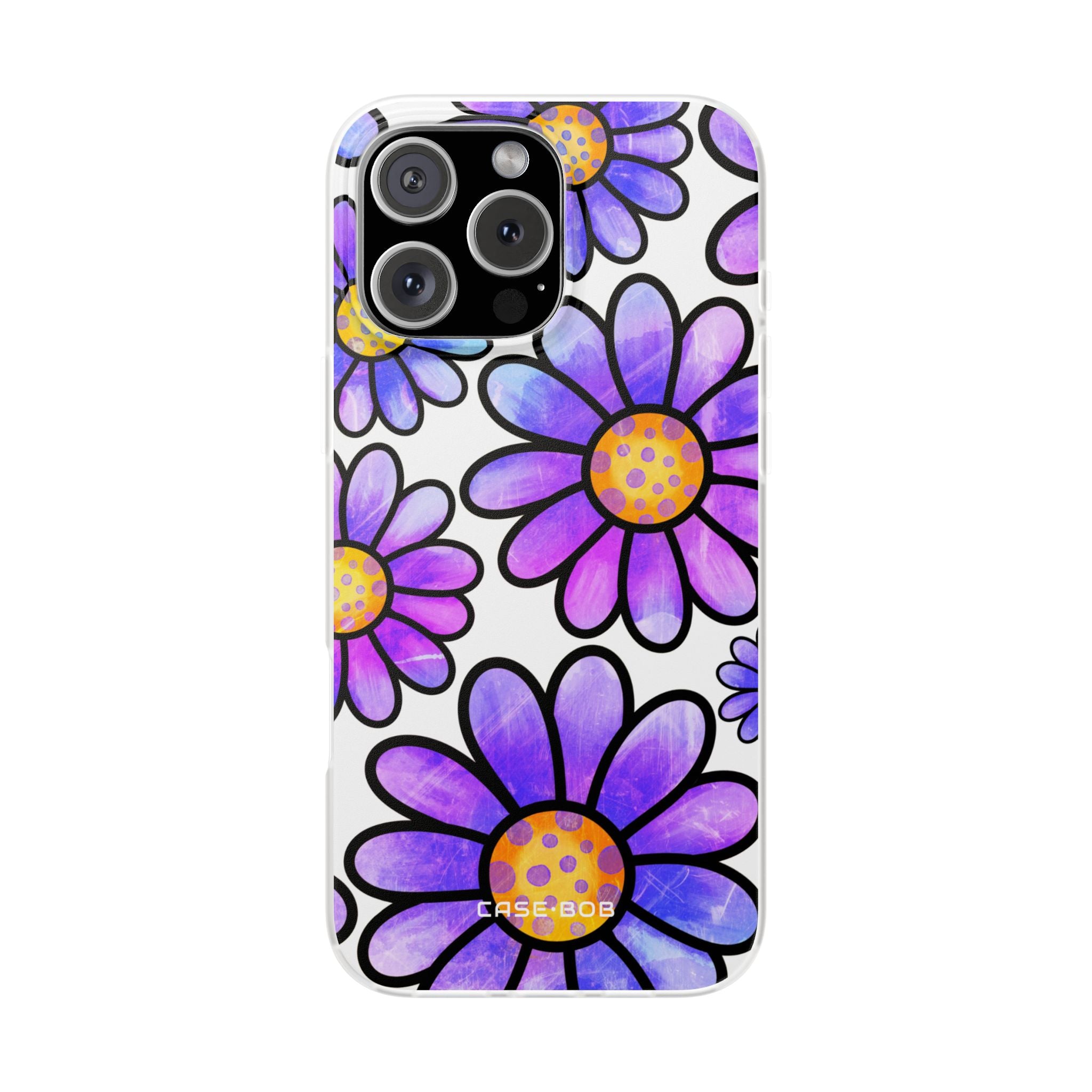 Polka Dot Blooms iPhone 16 Pro Max Case - Soft
