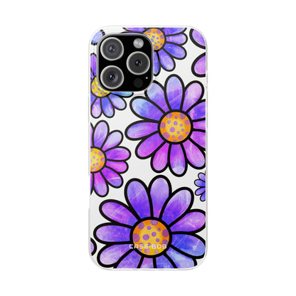 Polka Dot Blooms iPhone 16 Pro Max Case - Soft