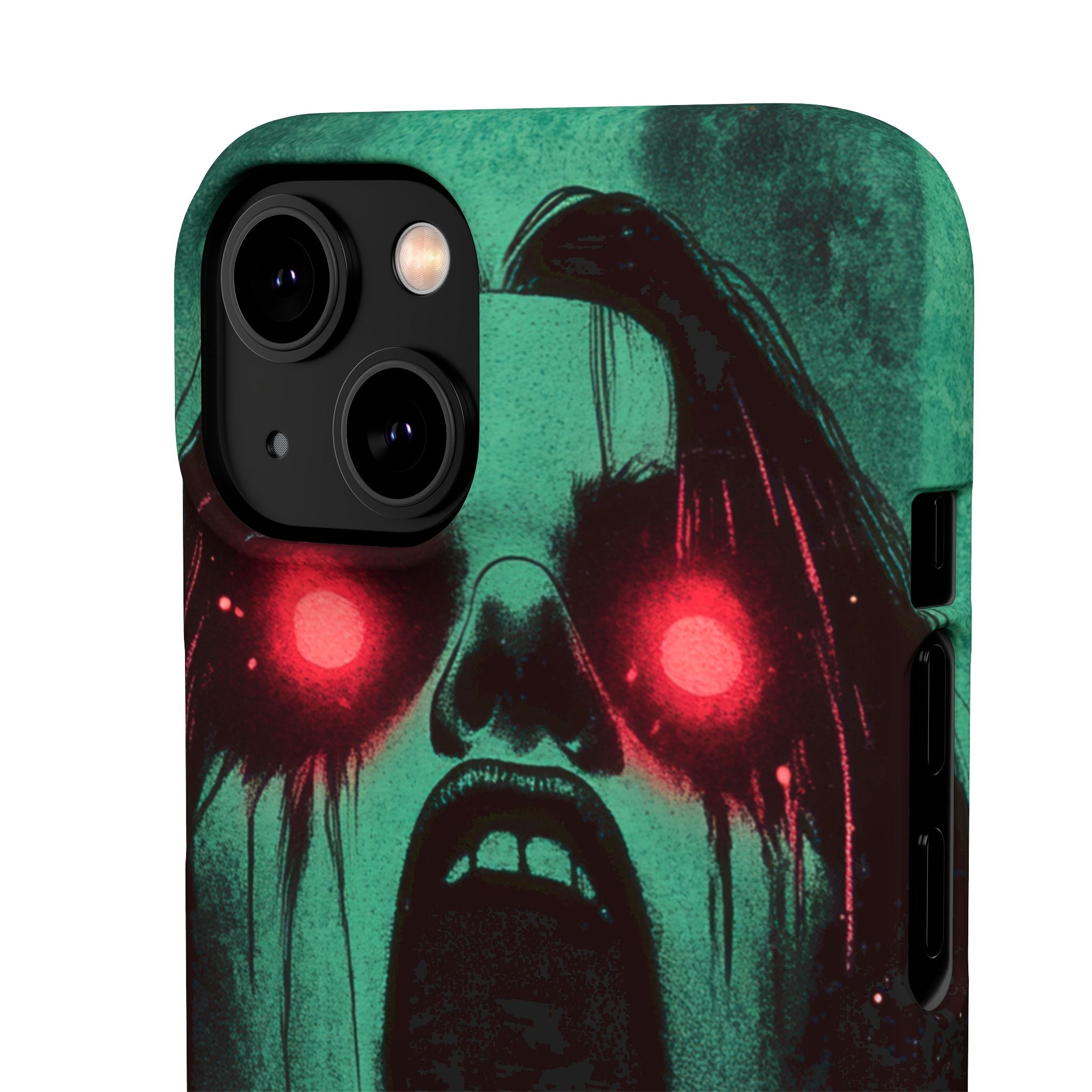 Haunting Glow of Gothic Eyes iPhone 14 - Slim Phone Case