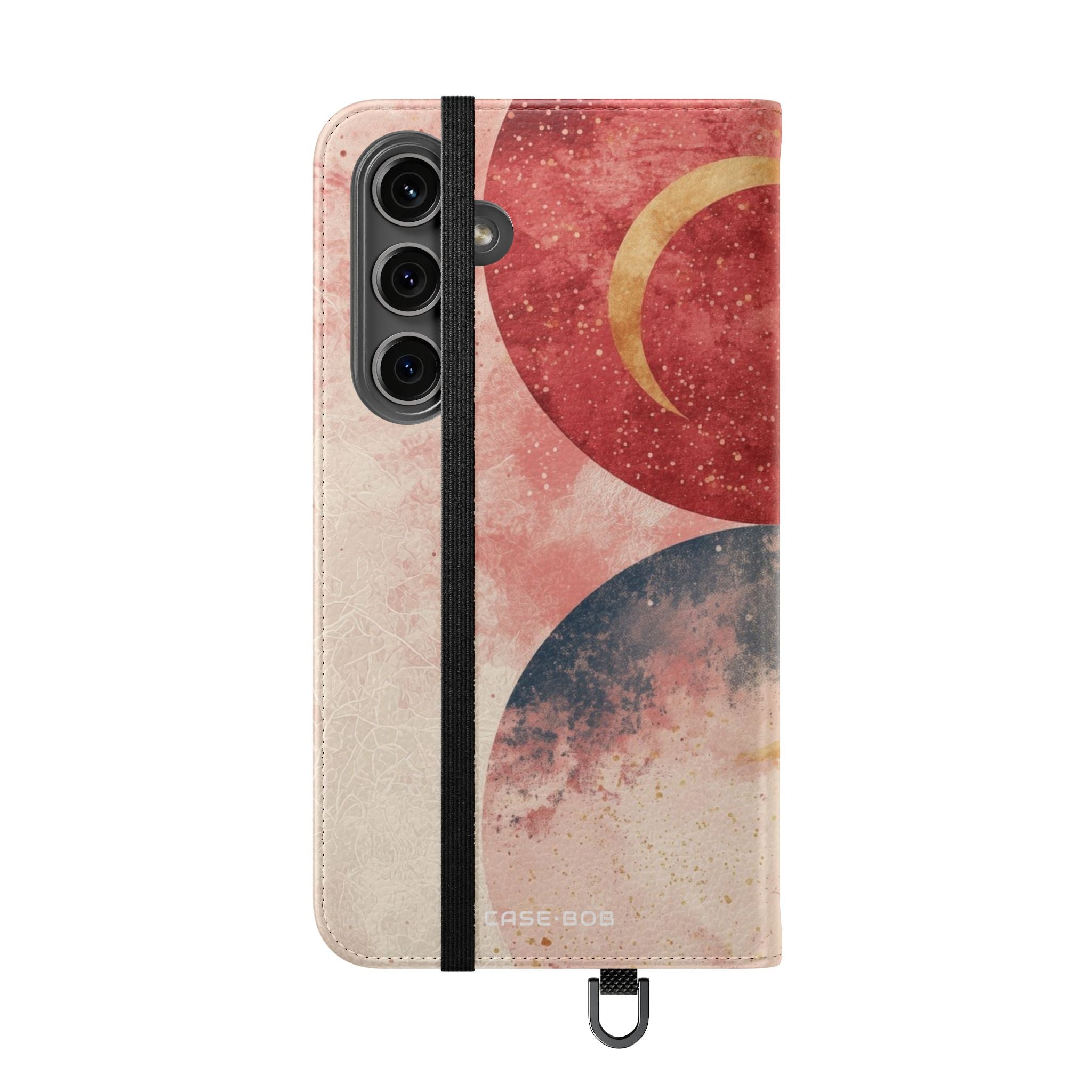 Golden Crescents Crimson - Samsung S24 Plus Case - Wallet