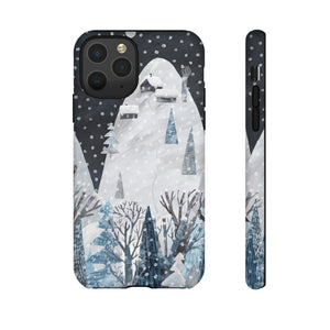 Cute Winter Landscape - Protective Phone Case