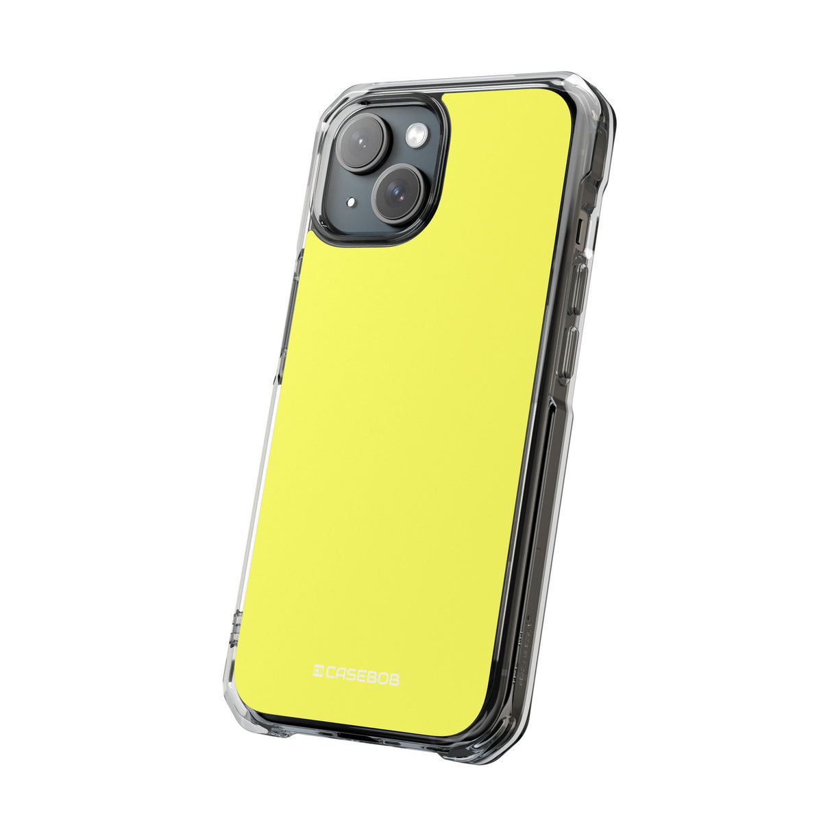 Laser Lemon | Handyhülle für iPhone (Clear Impact Case - Magnetisch) 