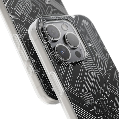 Cyber Circuitry Art | Flexible Phone Case for iPhone