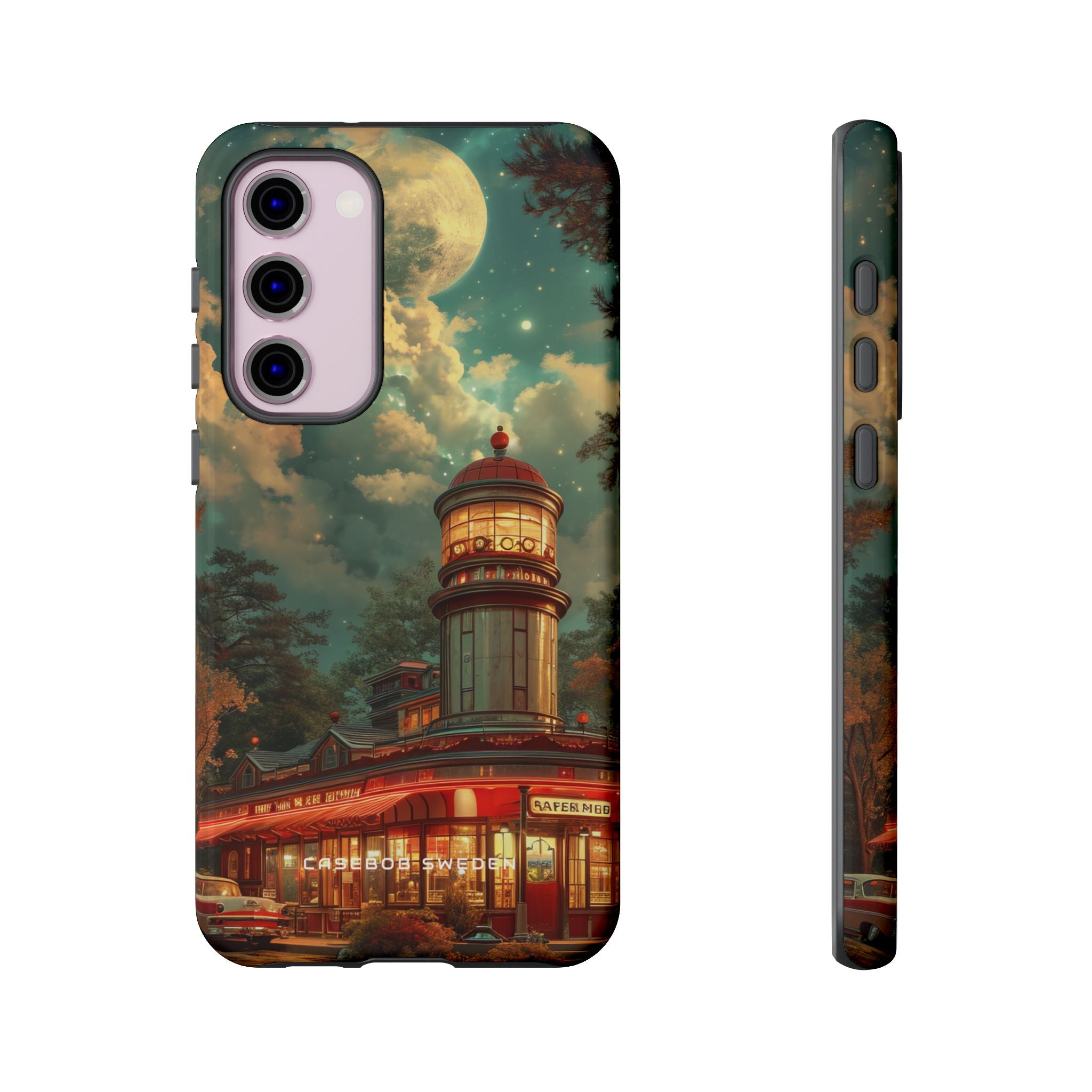 Vintage Moonlit Diner Fantasy Samsung S23 - Tough Phone Case