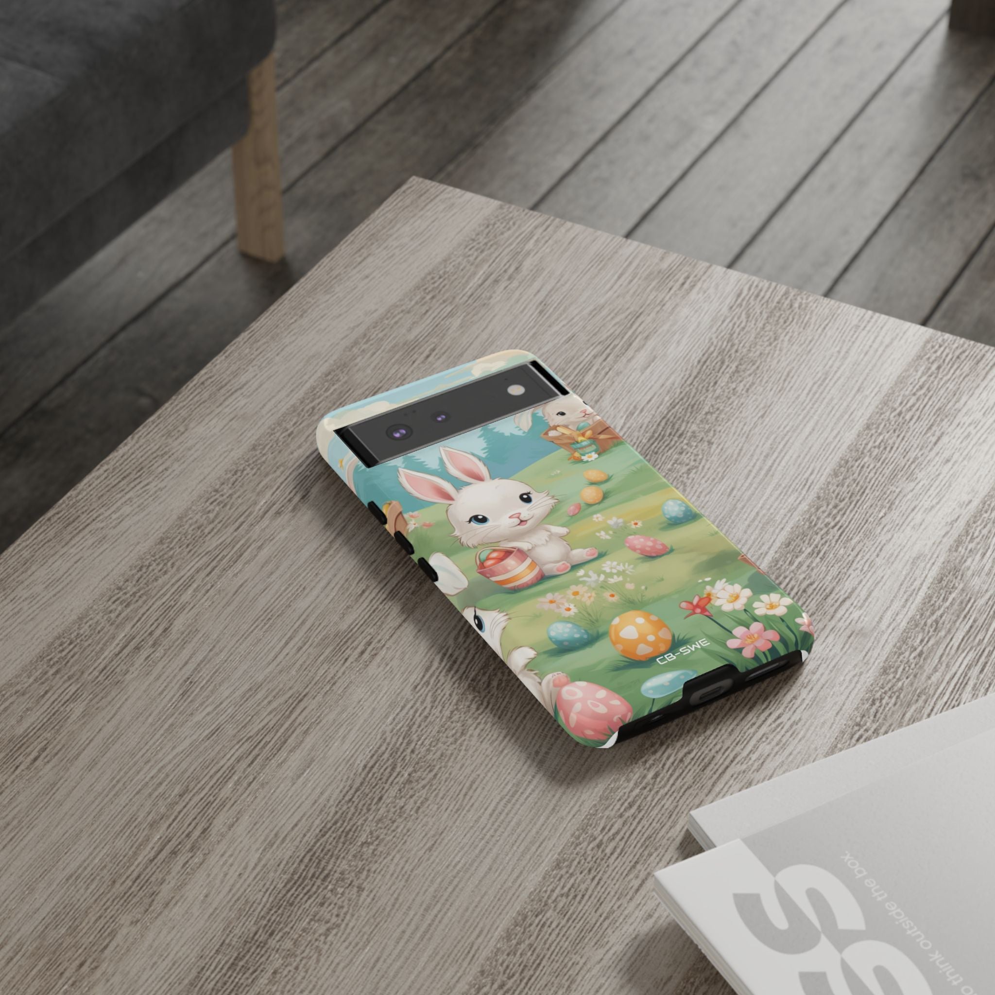 Bunnies Hunt Eggs - Google Pixel Case