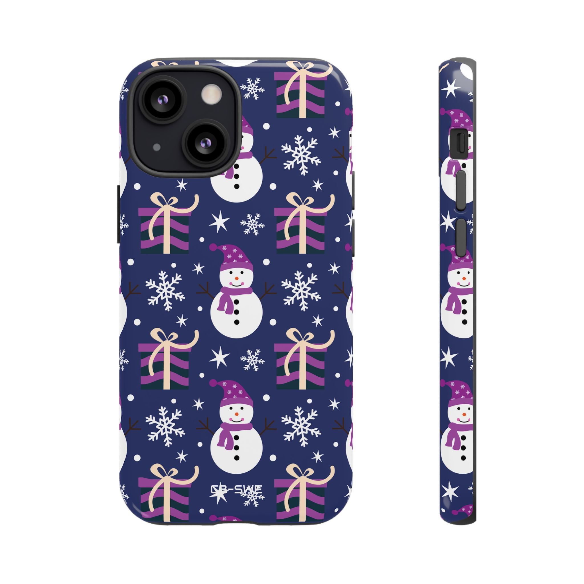 Snowmen Gift Giving - iPhone Case