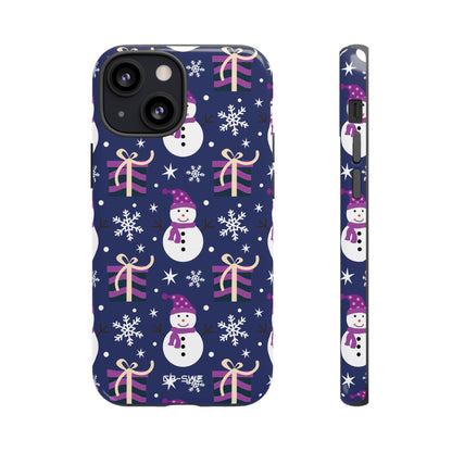 Snowmen Gift Giving - iPhone Case