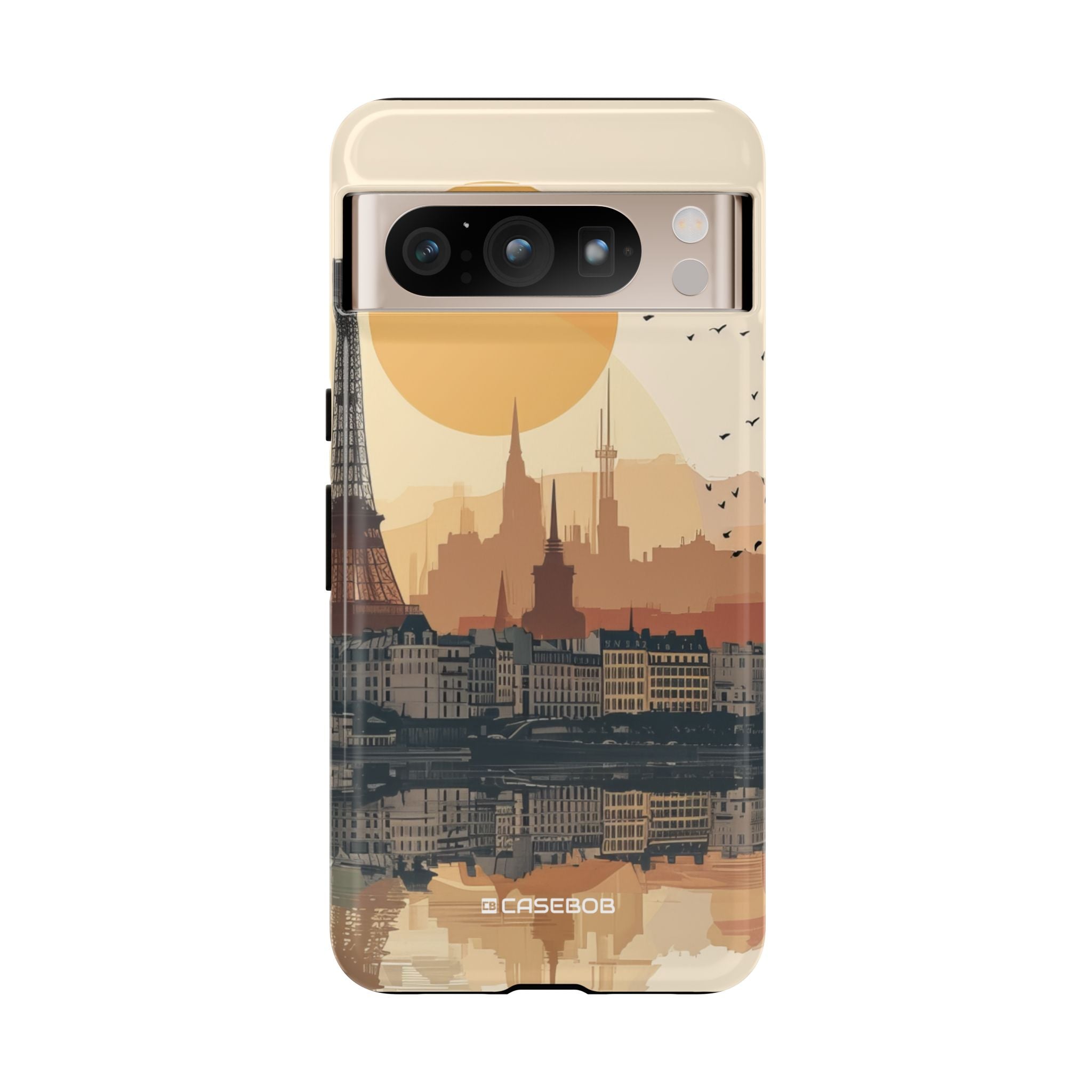 Parisian Sunset Serenity - Phone Case for Google Pixel