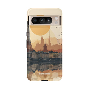 Parisian Sunset Serenity | Protective Phone Case for Google Pixel