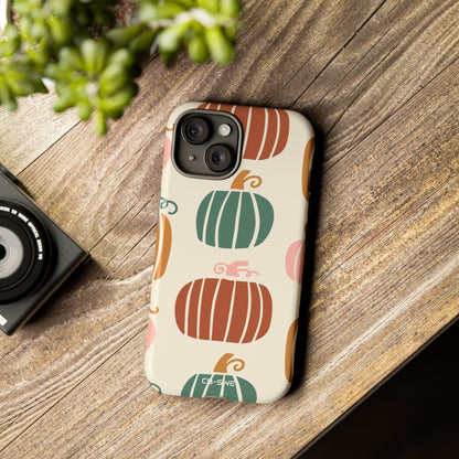 Whimsical Pumpkin Harmony - iPhone Case