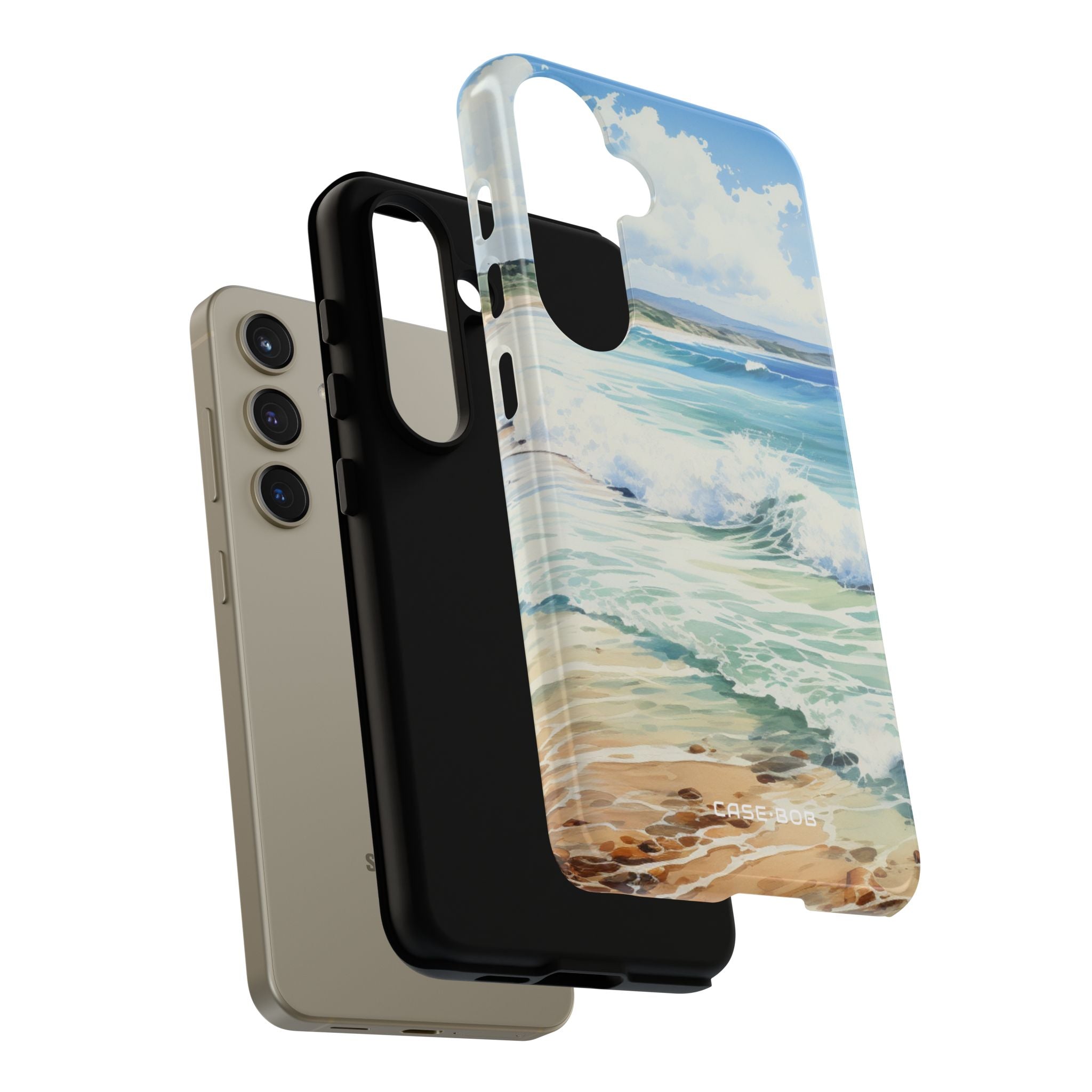 Foamy Wave Breeze Samsung S24 Case - Tough