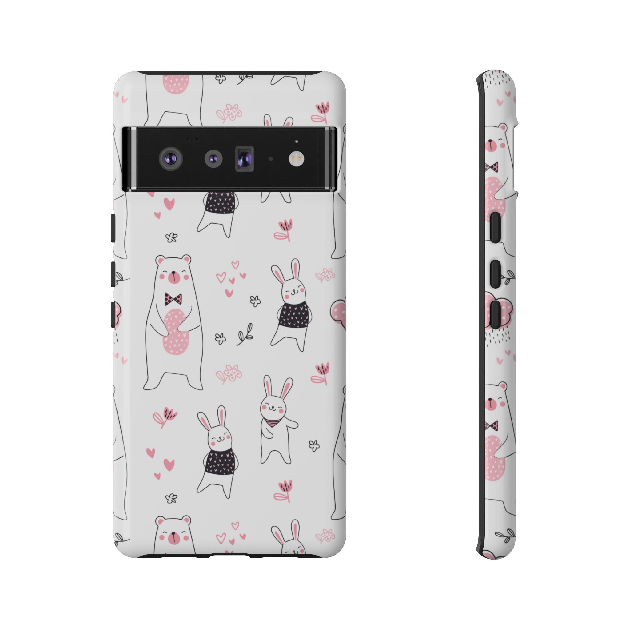 Bears Dance Playfully - Google Pixel Case