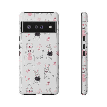 Bears Dance Playfully - Google Pixel Case