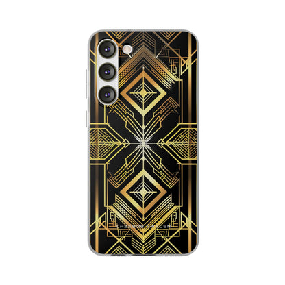 Golden Geometric Opulence Samsung S23 - Flexi Phone Case