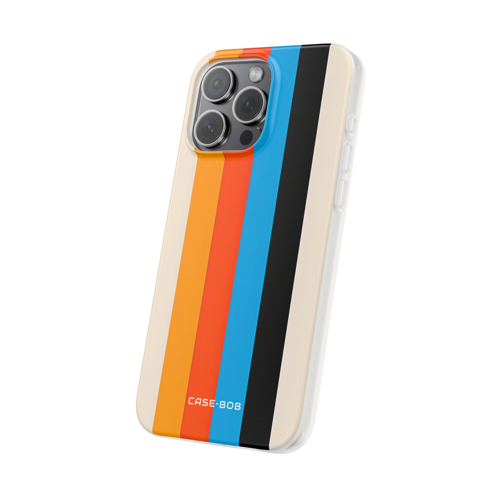 Vivid Stripe Harmony iPhone 15 Pro Max Case - Soft
