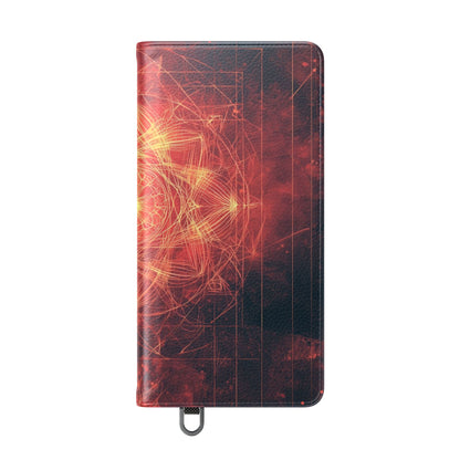 Glowing Mandala - Samsung S25 Ultra Case - Wallet