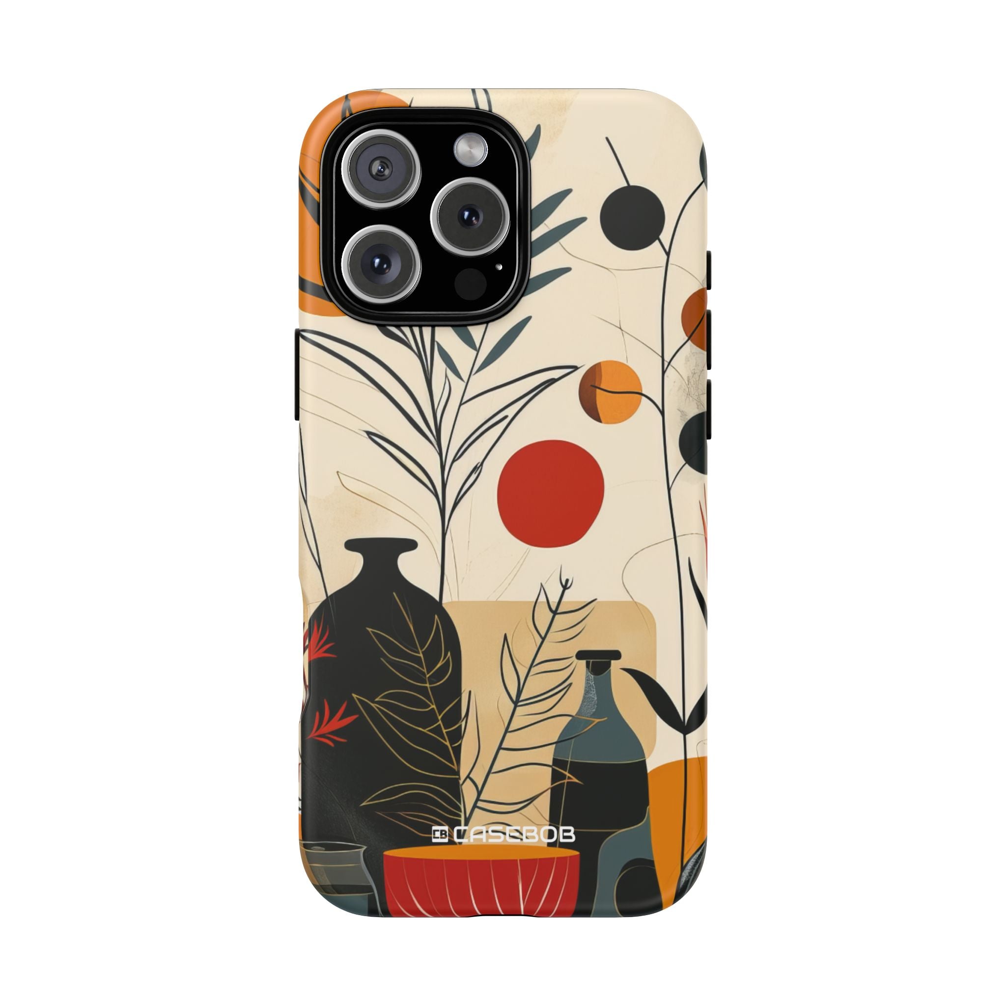 Warm Earth: Abstract Botanical Harmony - for iPhone 16