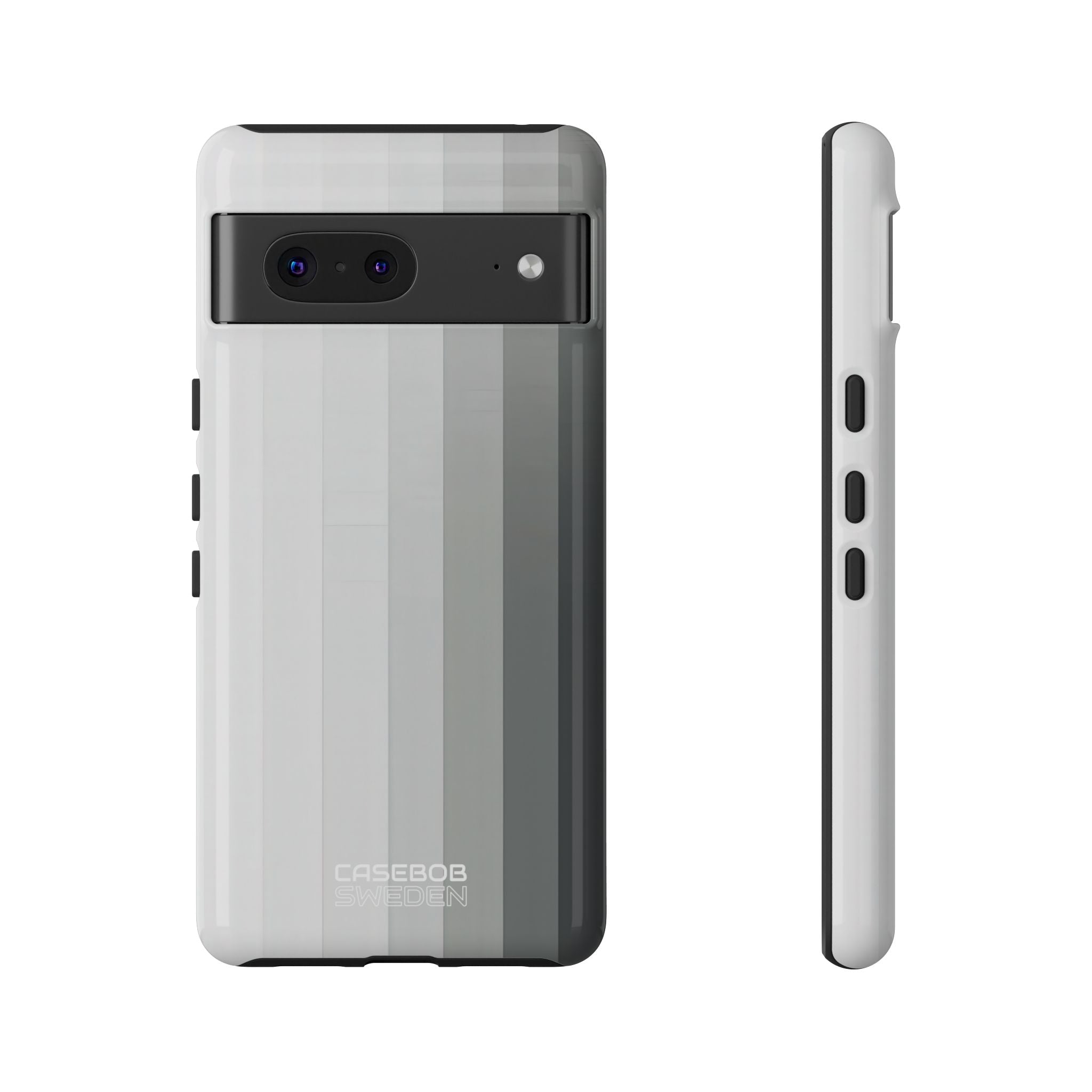 Silver Gradient Stripes Google Pixel 7 - Tough