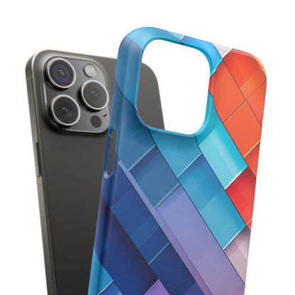 Vibrant GeoFlow iPhone 15 - Slim Phone Case