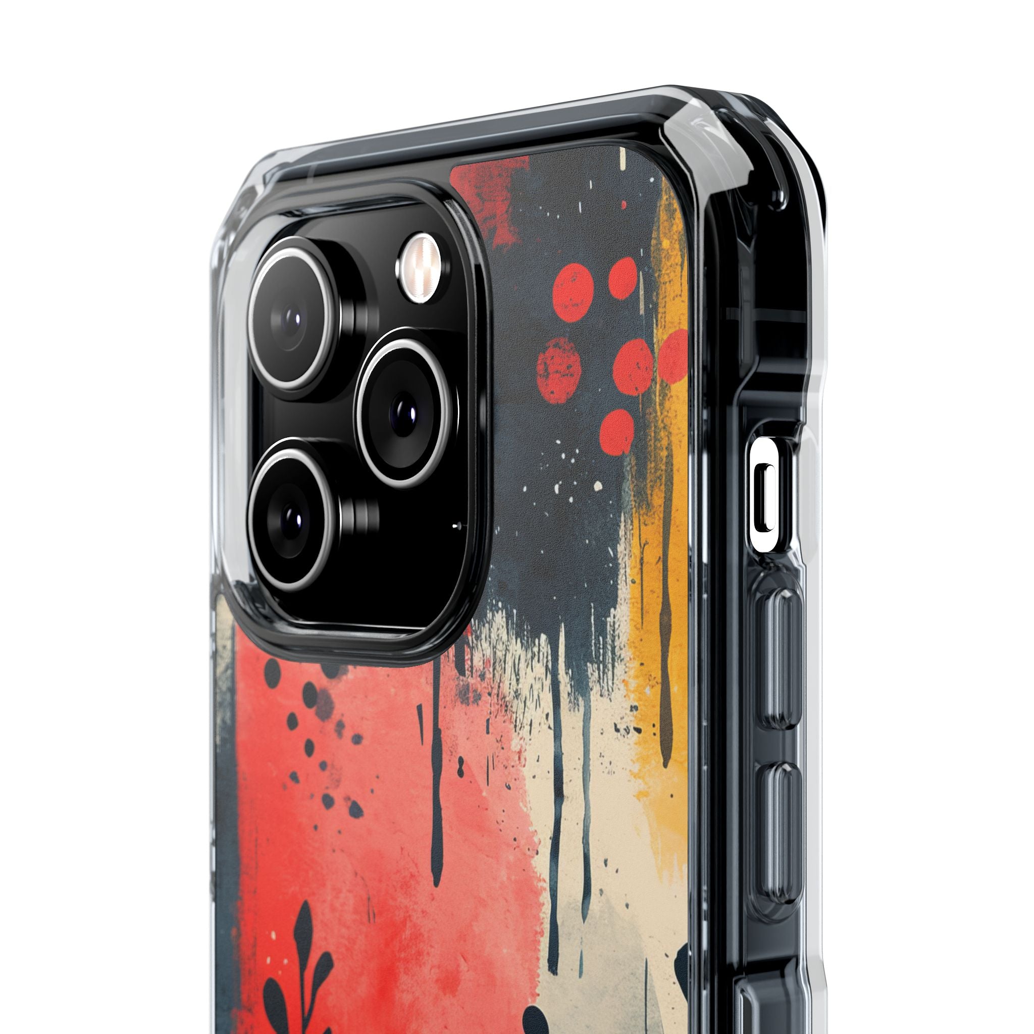 Vibrant Floral Energy iPhone 14 - Clear Impact Phone Case