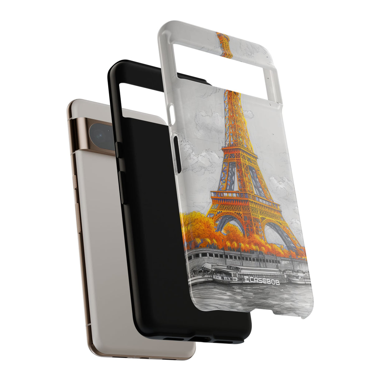 Autumnal Parisian Glow | Protective Phone Case for Google Pixel