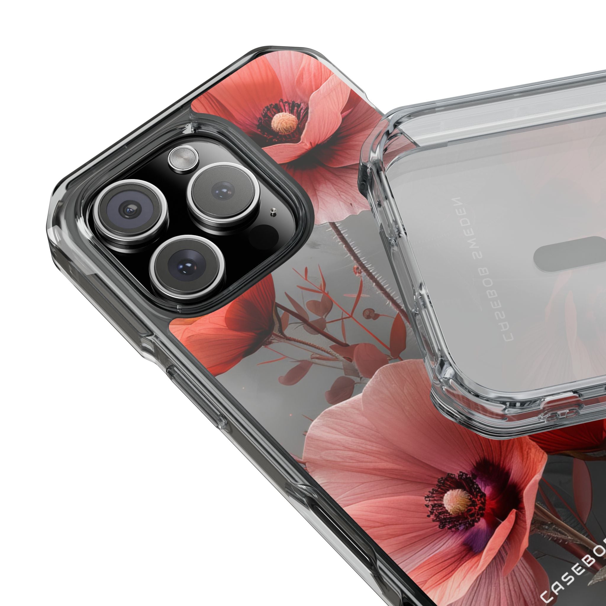 Ethereal Floral Elegance iPhone 16 - Clear Impact Phone Case