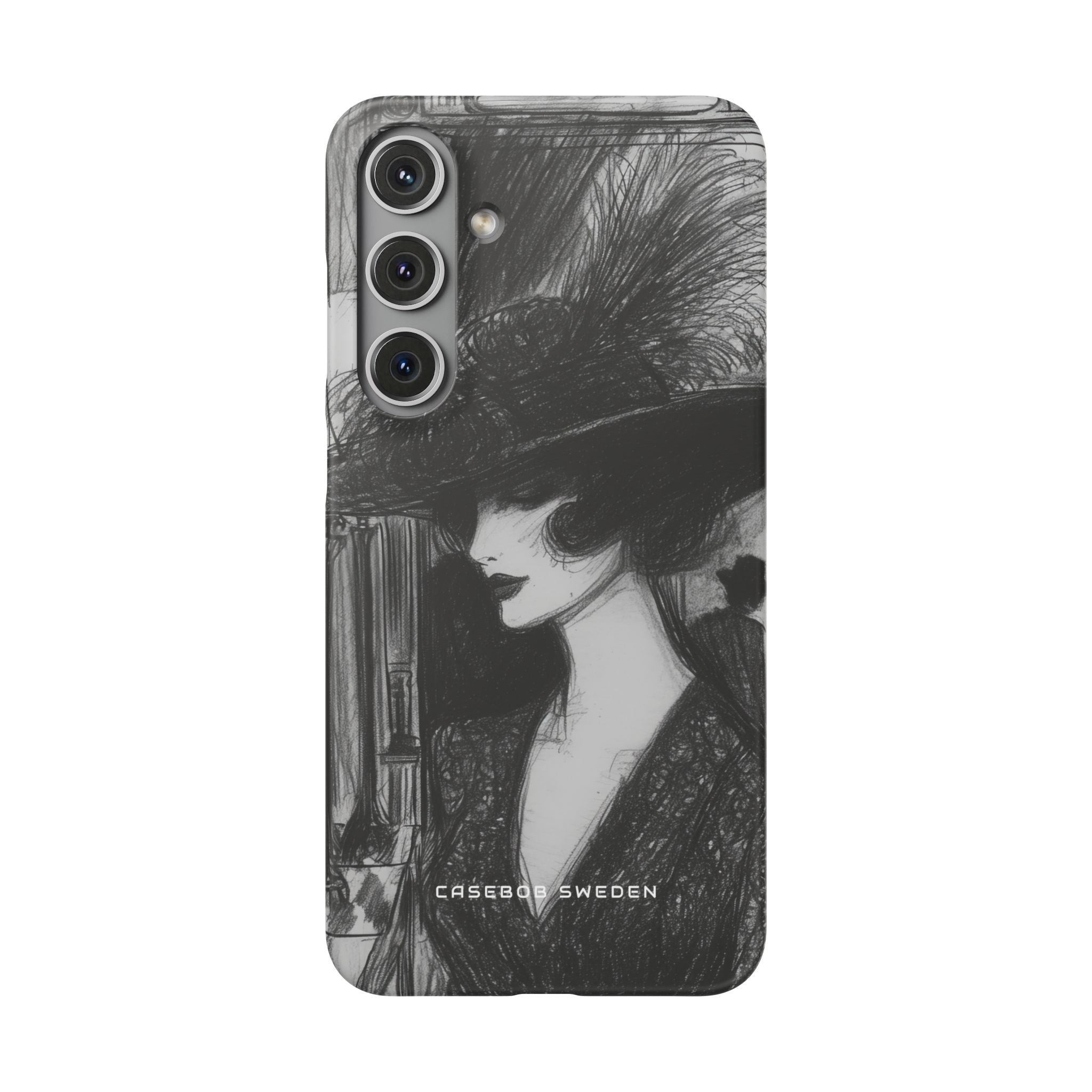 Timeless Elegance in Monochrome Samsung S24 - Slim Phone Case