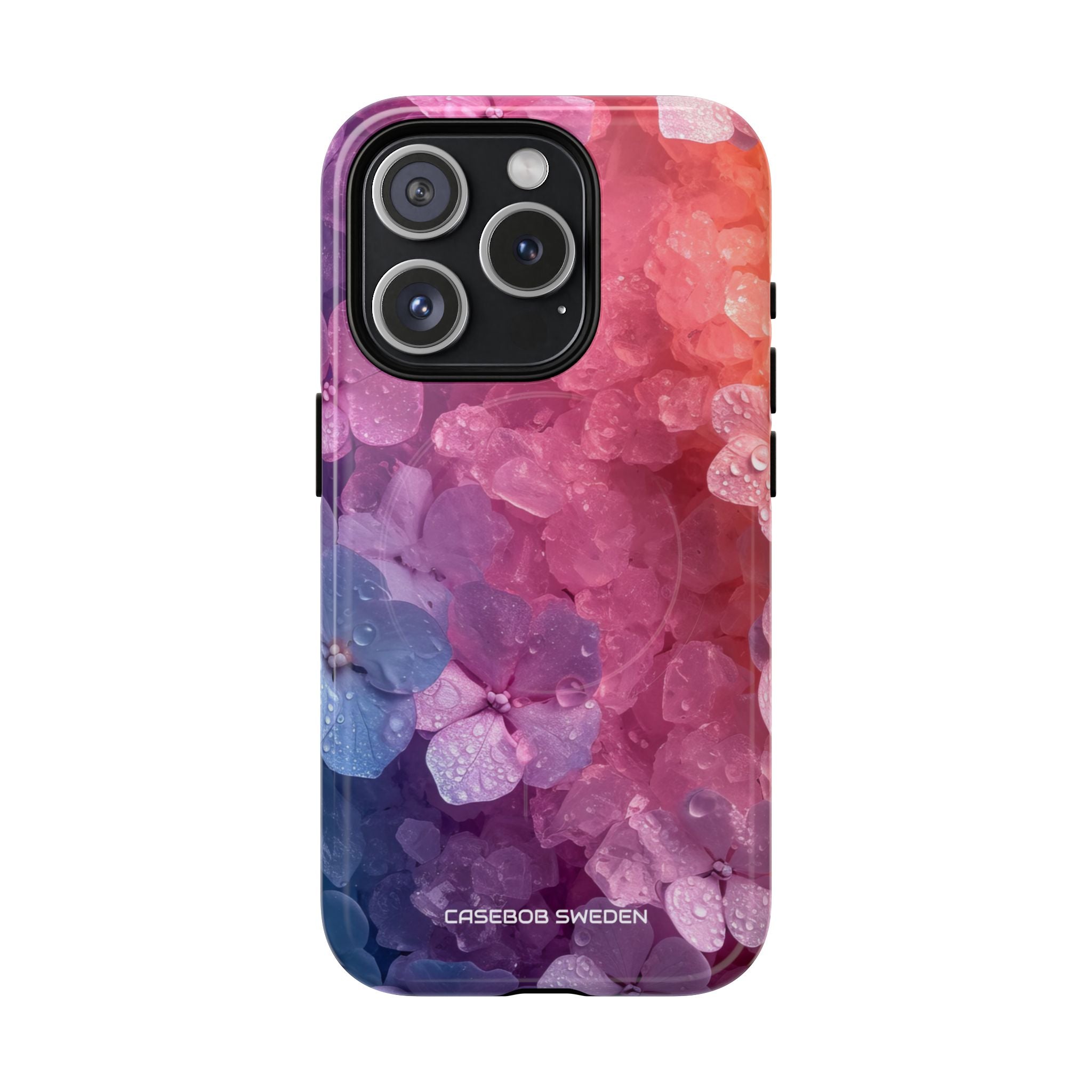 Floral Chill Blooms - Tough + MagSafe® iPhone 15 Phone Case