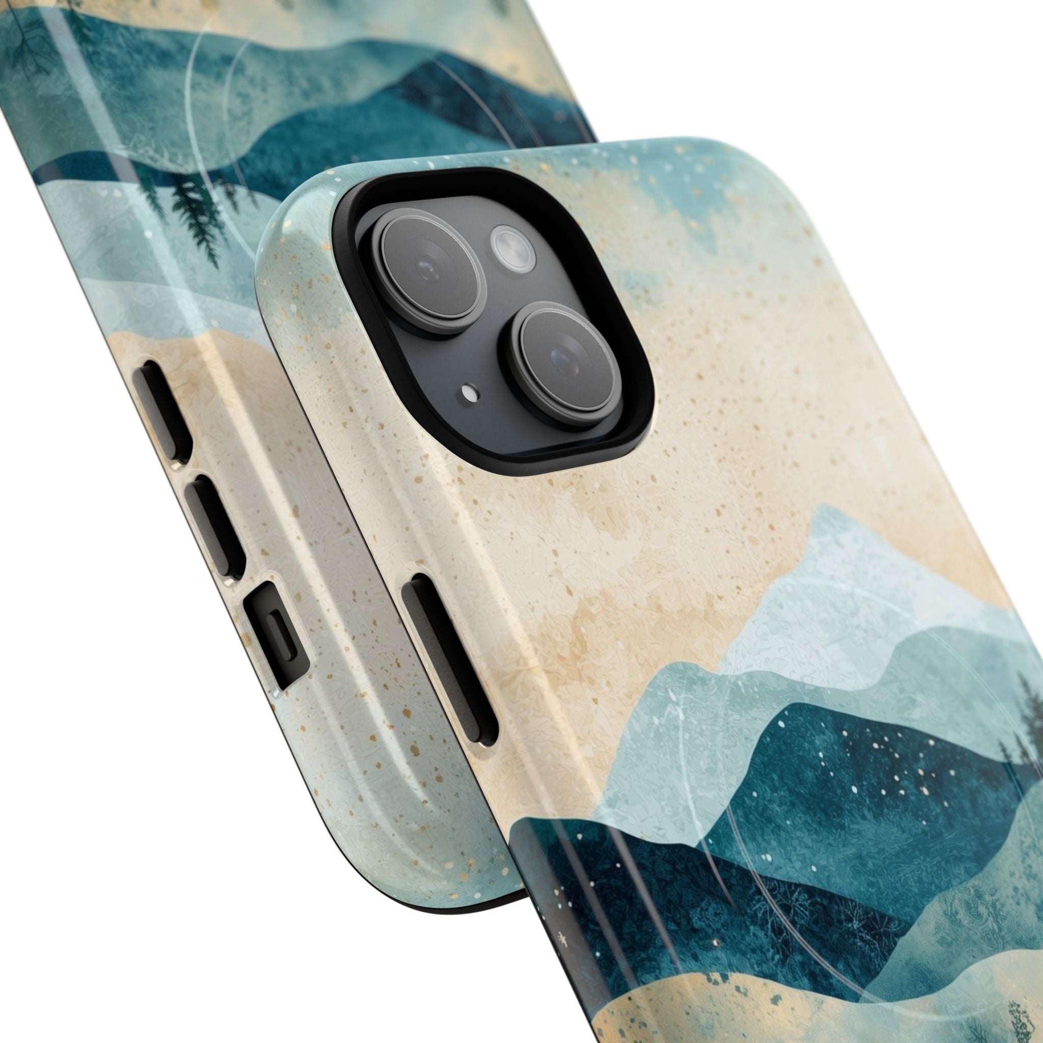 Moonlit Mountains iPhone 15 Plus Case - Tough+