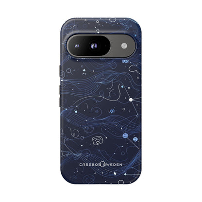 Gradient Waveforms in Motion Google Pixel 9 - Tough Phone Case