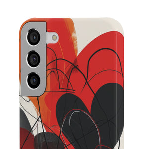 Fiery Hearts | Slim Phone Case for Samsung