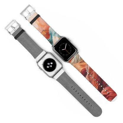 Fabric Peaks Sunset - Watch Band