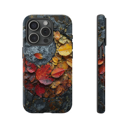 Autumn Peace Leaf Sign - Protective Phone Case