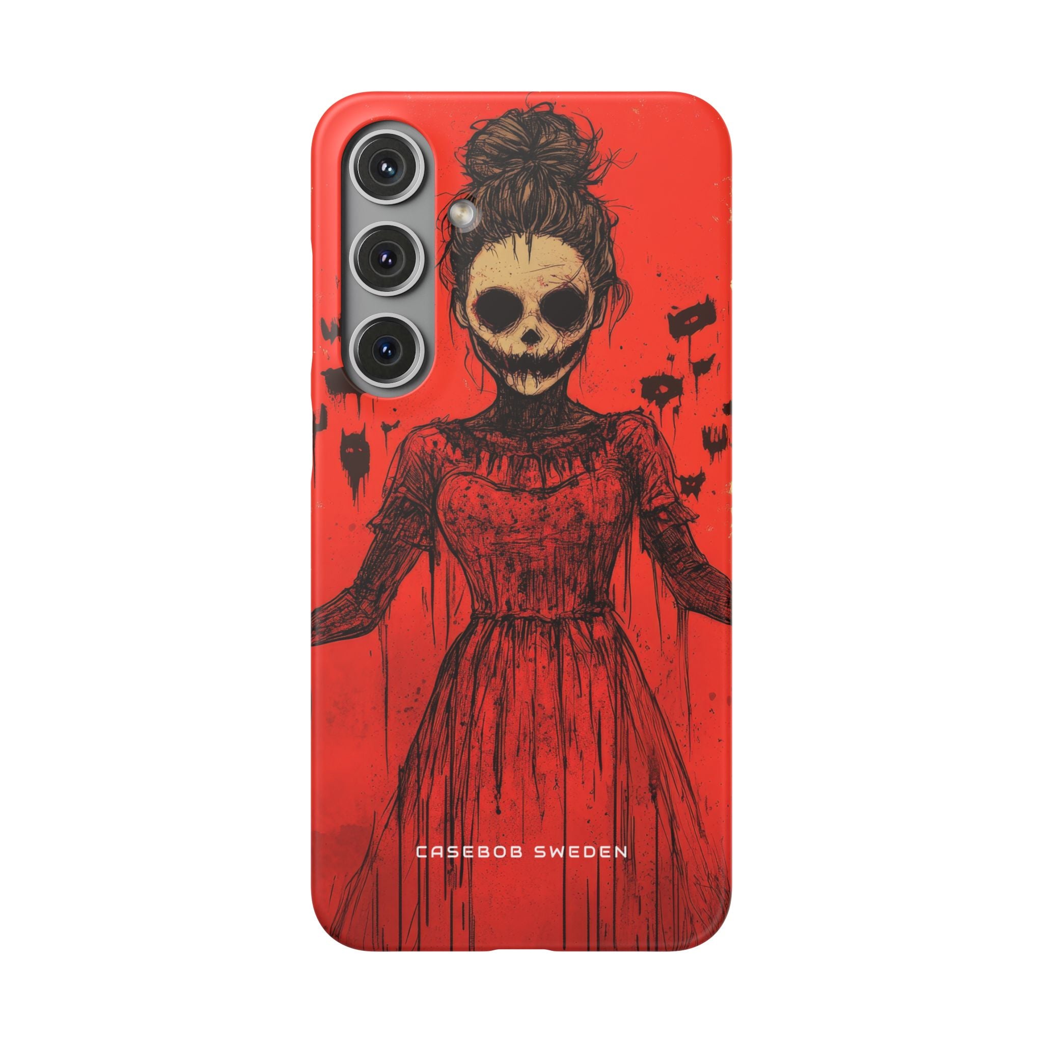 Haunting Scarlet Descent Samsung S24 - Slim Phone Case