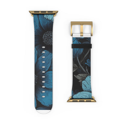 Blue Petal Bloom - Watch Band