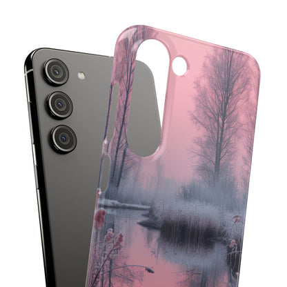 Pink Serenity Case - Slim Samsung S23 Phone Case