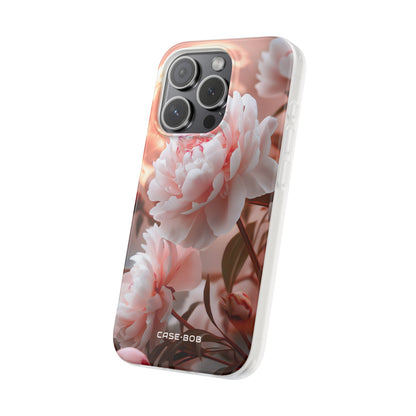 Peony Moonlight iPhone 15 Pro Case - Soft