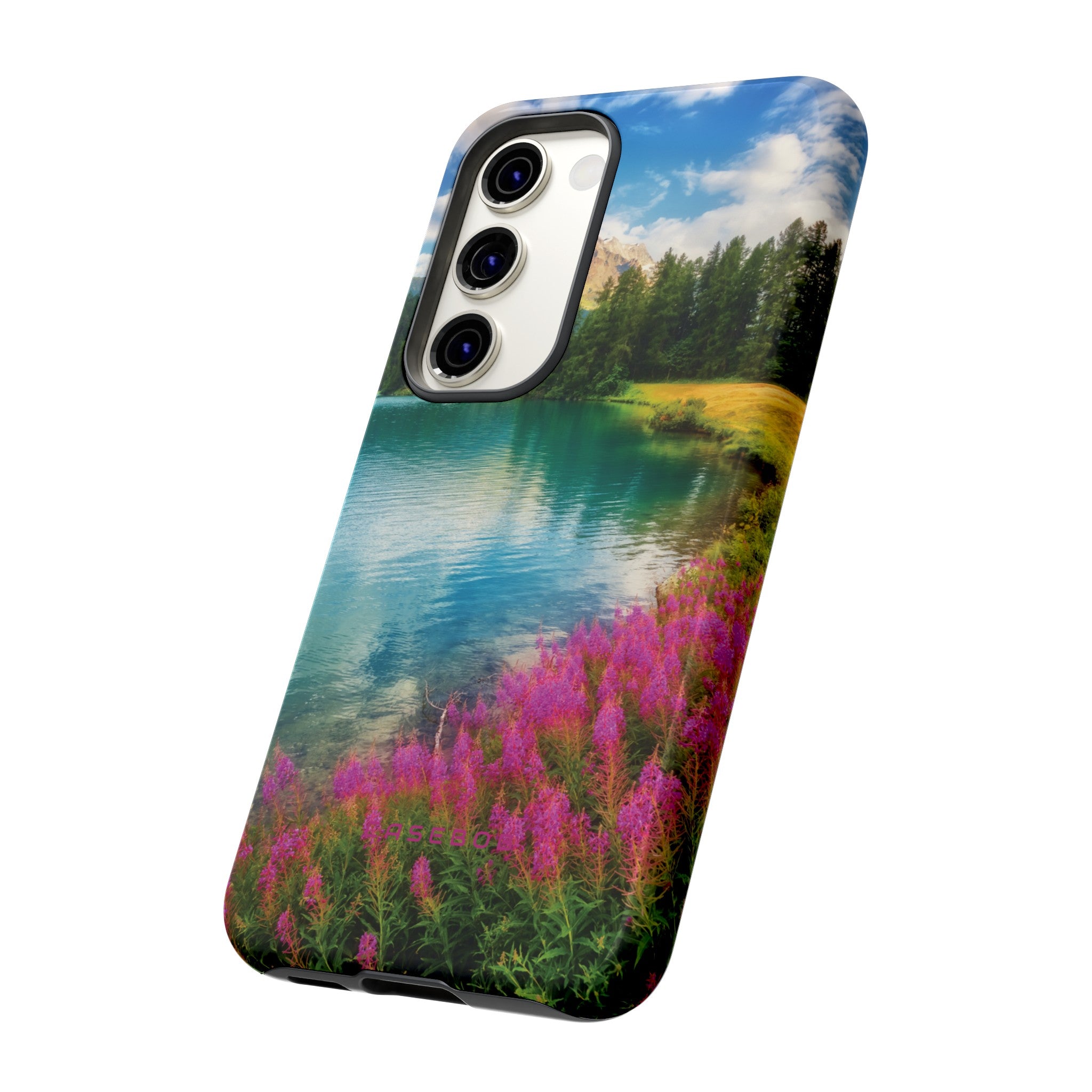 Azure Alpine Lake Phone Case - Protective Phone Case