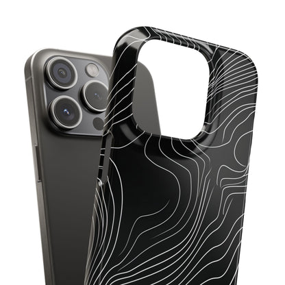 Contour Waveform Flow iPhone 15 - Slim Phone Case