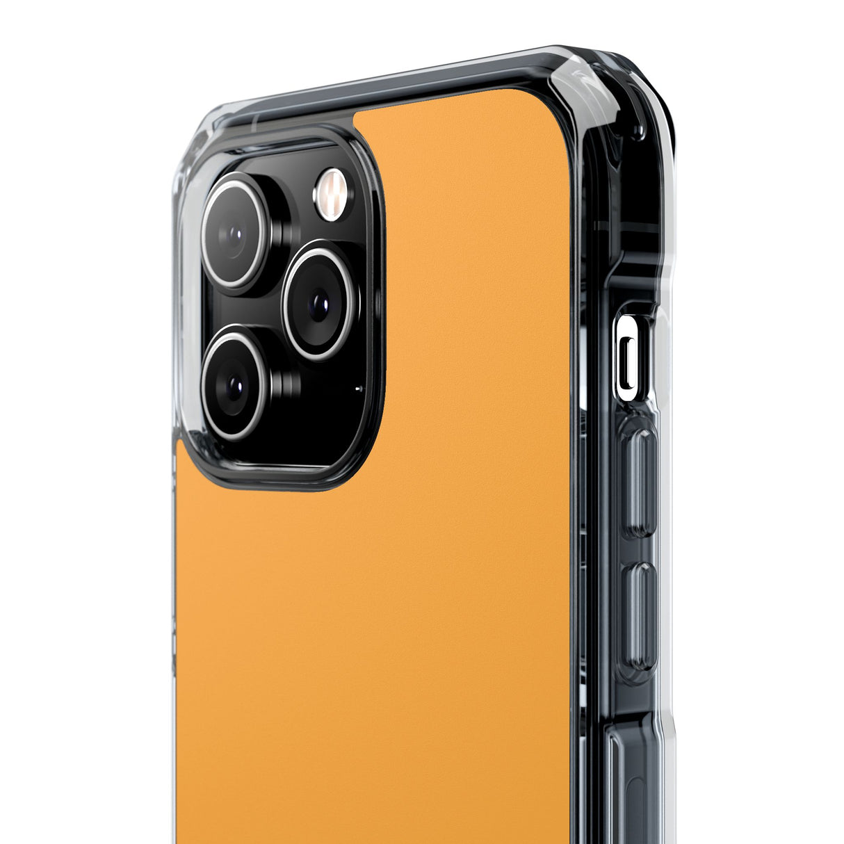 Gelb-Orange | Handyhülle für iPhone (Clear Impact Case – Magnetisch) 