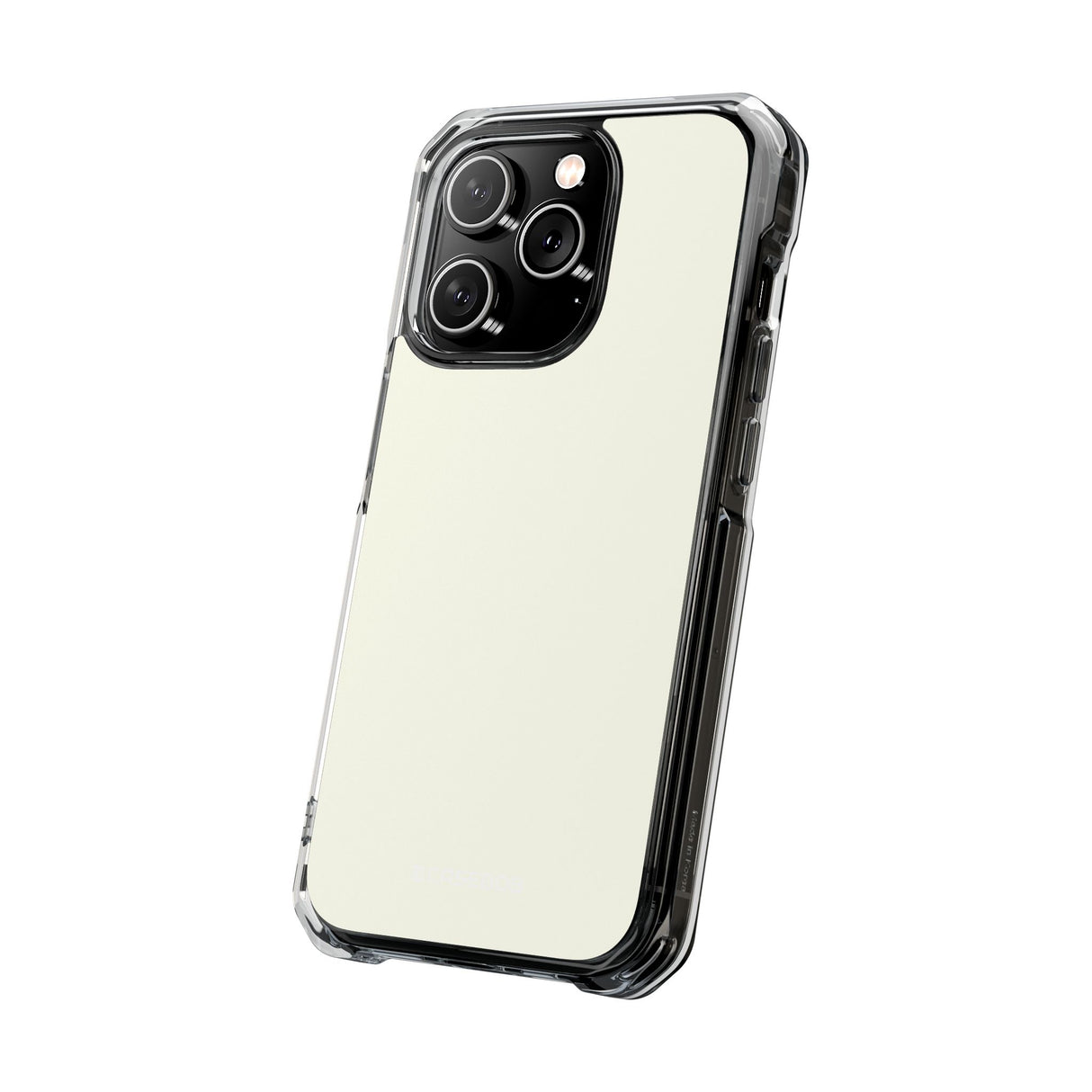 Ivory Color | Phone Case for iPhone (Clear Impact Case - Magnetic)