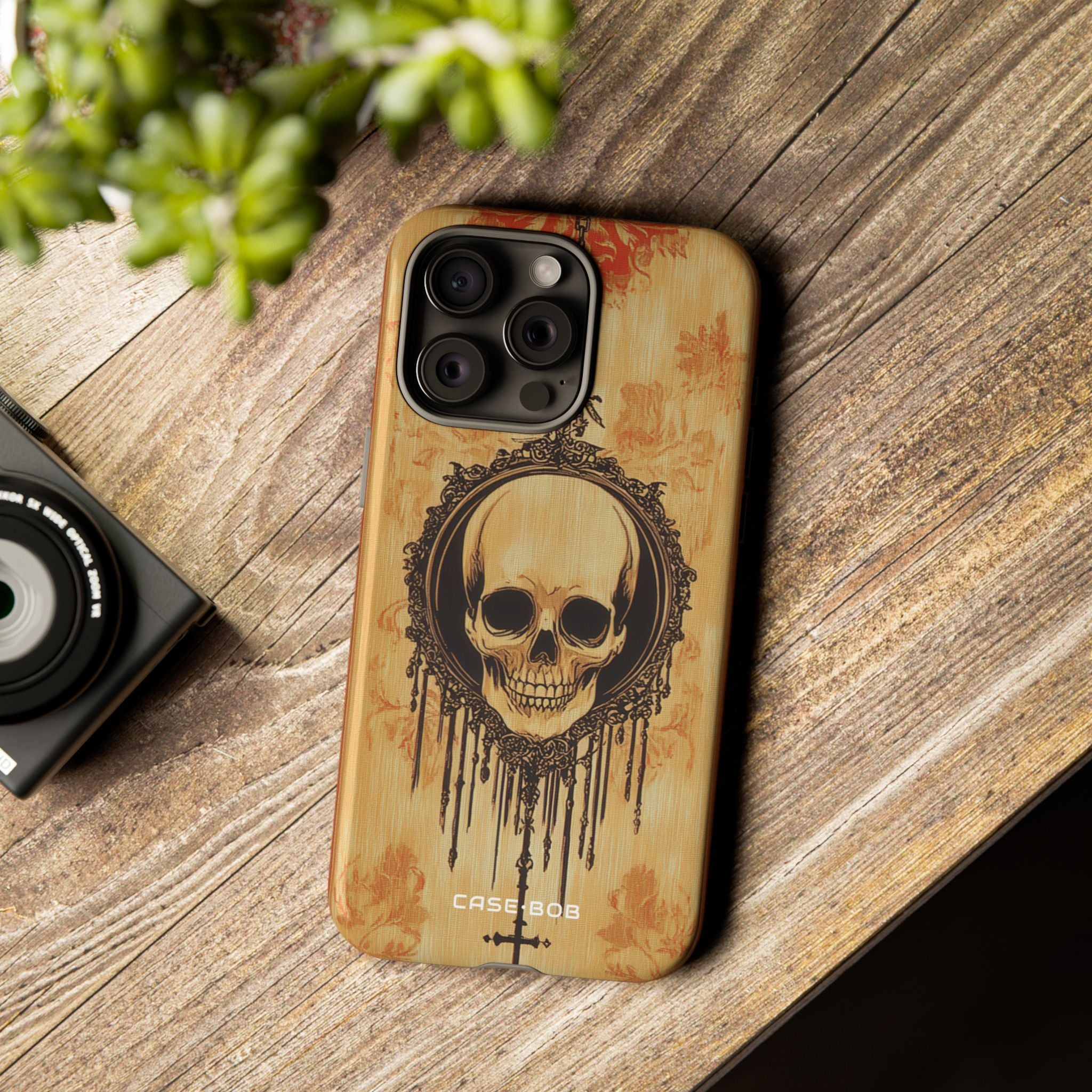 Skull Pendant iPhone 15 Pro Max Case - Tough