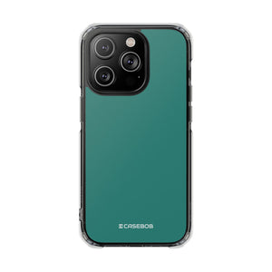 Celadon Green | Phone Case for iPhone (Clear Impact Case - Magnetic)