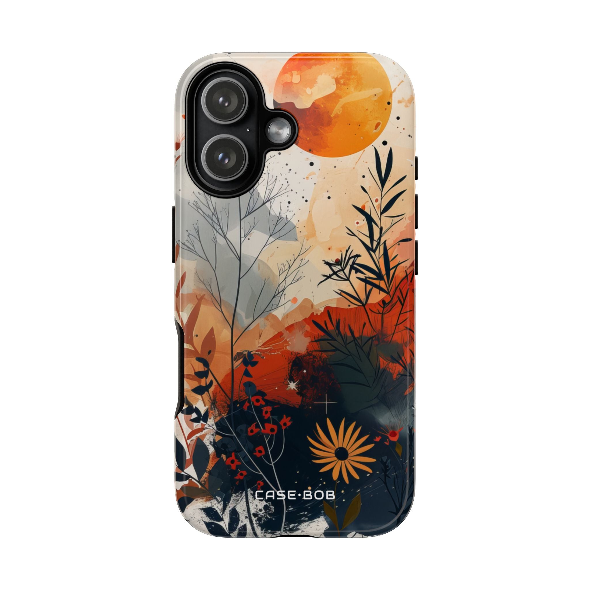 Orange Solstice iPhone 17 Case - Tough