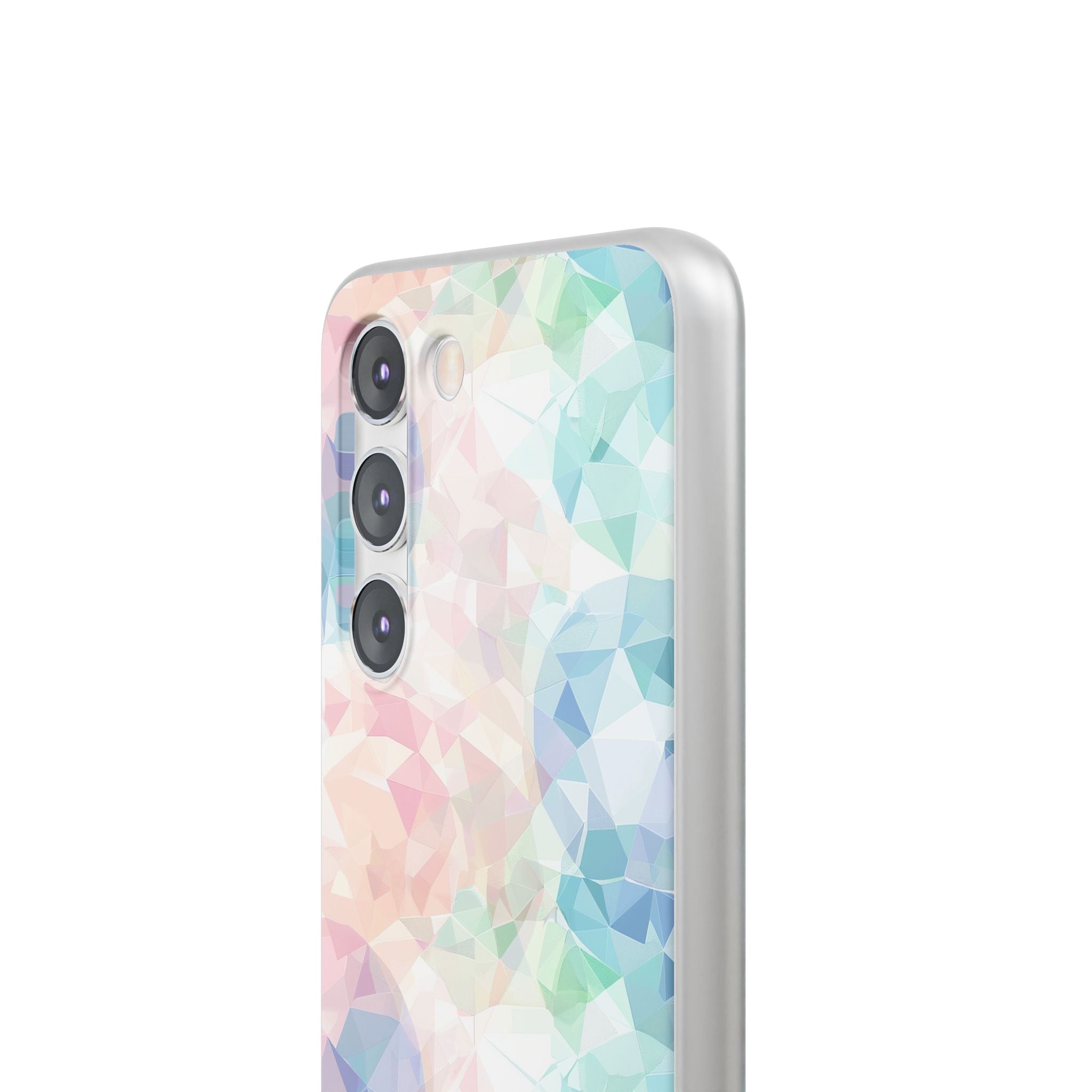 Pastel Geometry Background - Flexi Samsung S23 Phone Case